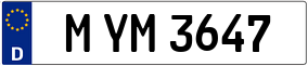 Truck License Plate
